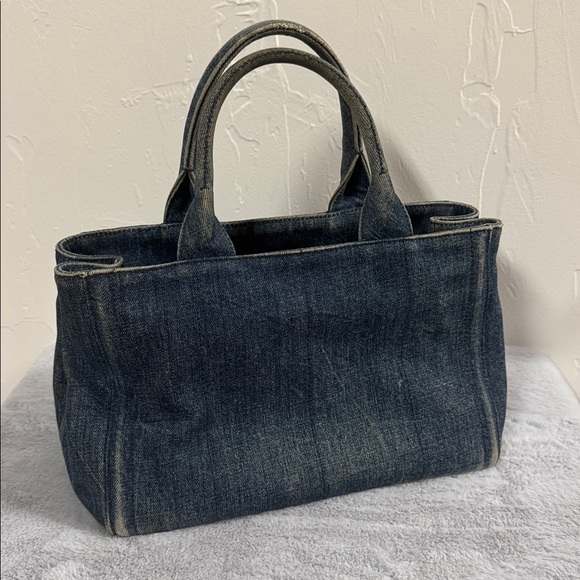 Prada Denim Studded Canapa - Picture 4 of 5